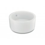 Shaws Aysigil Umywalka okrągła stawiana na blat Ø 46 cm Biały SBAY460WH