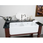 Shaws Double Bowl 1000 Zlew dwukomorowy 99,5x46,5 biały SCLD101WH