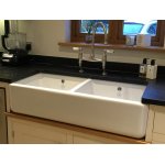 Shaws Double Bowl 1000 Zlew dwukomorowy 99,5x46,5 biały SCLD101WH