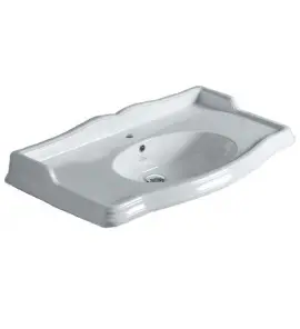 Simas Arcade Umywalka Ścienna 90x56cm biała AR864/AR 864