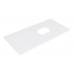 Simas Folio Blat ceramiczny z bocznym otworem odwracany prostokątny 100x51x0,8 cm biały FO10L
