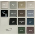 Simas Foriu Umywalka stawiana fi 40 cm pervinca matt + korek klik-klak FO01.62+PLCE.62