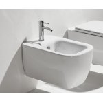 Simas Henges Bidet wiszący jednootworowy 55x38x29 cm biały HE19