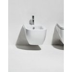 Simas Henges Bidet wiszący jednootworowy 55x38x29 cm biały HE19