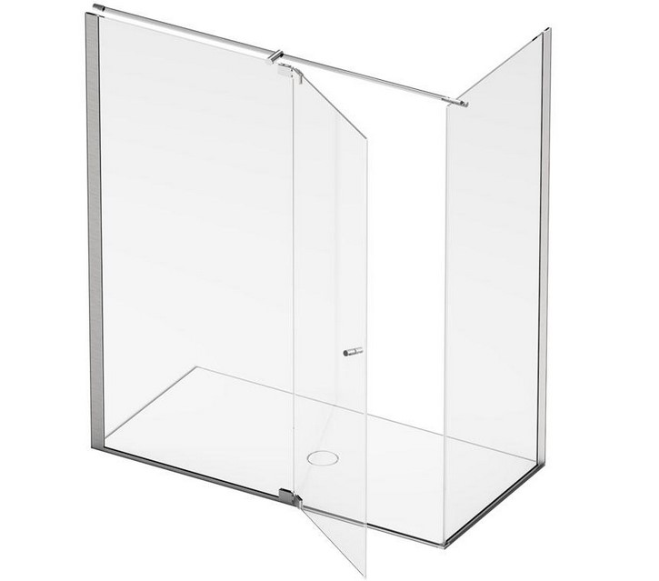Simas Kabina prysznicowa W-IN szkło bezbarwne 0,8 cm drzwi z prawej 140x70x200 cm WB1470D