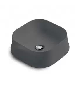   Simas Sharp Umywalka stawiana na blat 42x42x16 cm antracite matt SH06.56