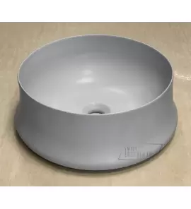       Simas Sharp Umywalka Stawiana na blat 42 cm z nadlewką Tela matt SH02TM WYPRZEDAŻ EKSPOZYCJI!!