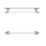 Simas Victoria Wieszak na ręcznik 40 cm chrom 260215