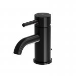 STEINBERG SERIA 100 Bateria umywalkowa z automatycznym korkiem Czarny 100.1000.S / 1001000S