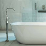 STEINBERG SERIA 100 Bateria wannowa wolnostojąca Chrom 100.1166 / 1001166