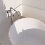 STEINBERG SERIA 100 Bateria wannowa wolnostojąca Chrom 100.1166 / 1001166