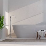 STEINBERG SERIA 100 Bateria wannowa wolnostojąca Chrom 100.1166 / 1001166