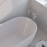 STEINBERG SERIA 100 Bateria wannowa wolnostojąca Chrom 100.1166 / 1001166