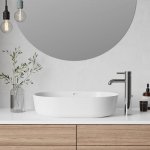 STEINBERG SERIA 100 Bateria umywalkowa jednouchwytowa z korkiem Chrom 100.1705 / 1001705