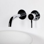 STEINBERG SERIA 100 Bateria umywalkowa jednouchwytowa podtynkowa Chrom 100.1801 / 1001801