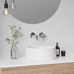 STEINBERG SERIA 100 Bateria umywalkowa jednouchwytowa podtynkowa element zewnętrzny Chrom 100.1804.3 / 10018043