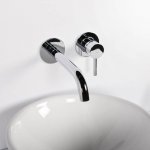 STEINBERG SERIA 100 Bateria umywalkowa jednouchwytowa podtynkowa Chrom 100.1816 / 1001816