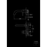 STEINBERG SERIA 100 Bateria umywalkowa jednouchwytowa podtynkowa Chrom 100.1820 / 1001820