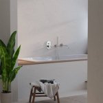 STEINBERG SERIA 100 Bateria wannowo-natryskowa podtynkowa element zewnętrzny Chrom 100.2103.3 / 10021033