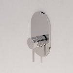 STEINBERG SERIA 100 Bateria wannowo-natryskowa podtynkowa element zewnętrzny Chrom 100.2243.3 / 10022433