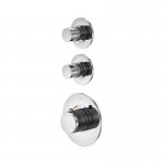 STEINBERG SERIA 100 Bateria prysznicowa termostatyczna podtynkowa z 2 zaworami Chrom 100.4320 / 1004320