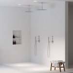 STEINBERG SERIA 100 Bateria prysznicowa termostatyczna podtynkowa z 2 zaworami Chrom 100.4320 / 1004320