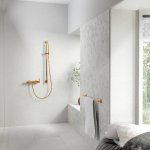 STEINBERG SERIA 100 Zestaw prysznicowy na drążku Rose Gold 100.1601.RG / 1001601RG