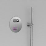 STEINBERG SERIA 100 Zestaw prysznicowy ze słuchawką i uchwytem z kolankiem Chrom 100.1670 / 1001670