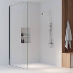 STEINBERG SERIA 100 Zestaw prysznicowy z baterią termostatyczną i deszczownicą 186x258 mm Chrom 100.2724 / 1002724