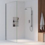 STEINBERG SERIA 100 Zestaw prysznicowy z baterią jednouchwytową i deszczownicą Chrom 100.2780 / 100 2780