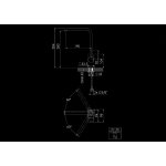 STEINBERG SERIA 120 Bateria kuchenna jednootworowa Chrom 120.1400 / 1201400