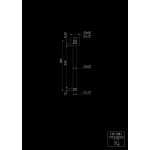 STEINBERG SERIA 120 Ramie deszczownicy montowane do sufitu 240 mm Chrom 120.1581 / 1201581