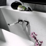 STEINBERG SERIA 160 Bateria umywalkowa jednouchwytowa podtynkowa element zewnętrzny Chrom 160.1804.3 / 16018043