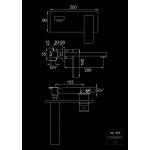 STEINBERG SERIA 160 Bateria umywalkowa jednouchwytowa podtynkowa Chrom 160.1856 / 1601856