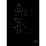 STEINBERG SERIA 160 Bateria umywalkowa jednouchwytowa podtynkowa element zewnętrzny Chrom 160.1864.3 / 16018643