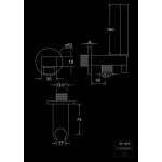 STEINBERG SERIA 170 Zestaw prysznicowy ze słuchawką i uchwytem z kolankiem Chrom 170.1670 / 1701670