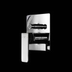 STEINBERG SERIA 200 Bateria wannowo-natryskowa podtynkowa element zewnętrzny Chrom 200.2103.3 / 20021033