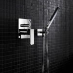 STEINBERG SERIA 200 Bateria wannowo-natryskowa podtynkowa element zewnętrzny Chrom 200.2103.3 / 20021033