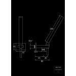 STEINBERG SERIA 200 Zestaw prysznicowy ze słuchawką i uchwytem z przyłączem Chrom 200.1670 / 2001670