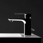 STEINBERG SERIA 205 Bateria umywalkowa jednootworowa z korkiem Chrom 205.1000 / 2051000