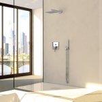 STEINBERG SERIA 230 Bateria wannowo-natryskowa podtynkowa element zewnętrzny Chrom 230.2103.3 / 23021033