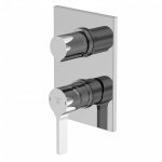 STEINBERG SERIA 230 Bateria wannowa podtynkowa element zewnętrzny Chrom 230.2222 / 2302222