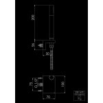 STEINBERG SERIA 230 Zestaw prysznicowy ze słuchawką i uchwytem z przyłączem Chrom 230.1670 / 2301670