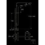 STEINBERG SERIA 230 Zestaw prysznicowy z baterią termostatyczną i deszczownicą 200x145 mm Chrom 230.2721 / 2302721