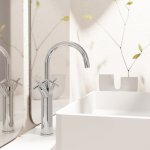 STEINBERG SERIA 250 Bateria umywalkowa z korkiem Chrom 250.1550 / 2501550