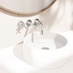 STEINBERG SERIA 250 Bateria umywalkowa 3-otworowa podtynkowa Chrom 250.1916 / 2501916