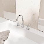 STEINBERG SERIA 250 Bateria umywalkowa 3-otworowa nablatowa Chrom 250.2000 / 2502000