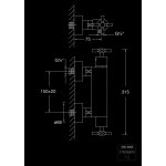 STEINBERG SERIA 250 Bateria natryskowa termostatyczna ścienna Chrom 250.3200 / 2503200