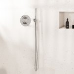 STEINBERG SERIA 250 Bateria prysznicowa termostatyczna podtynkowa 2-drożna element zewnętrzny Chrom 250.4133.3 / 25041333