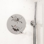 STEINBERG SERIA 250 Bateria prysznicowa termostatyczna podtynkowa 2-drożna element zewnętrzny Chrom 250.4133.3 / 25041333